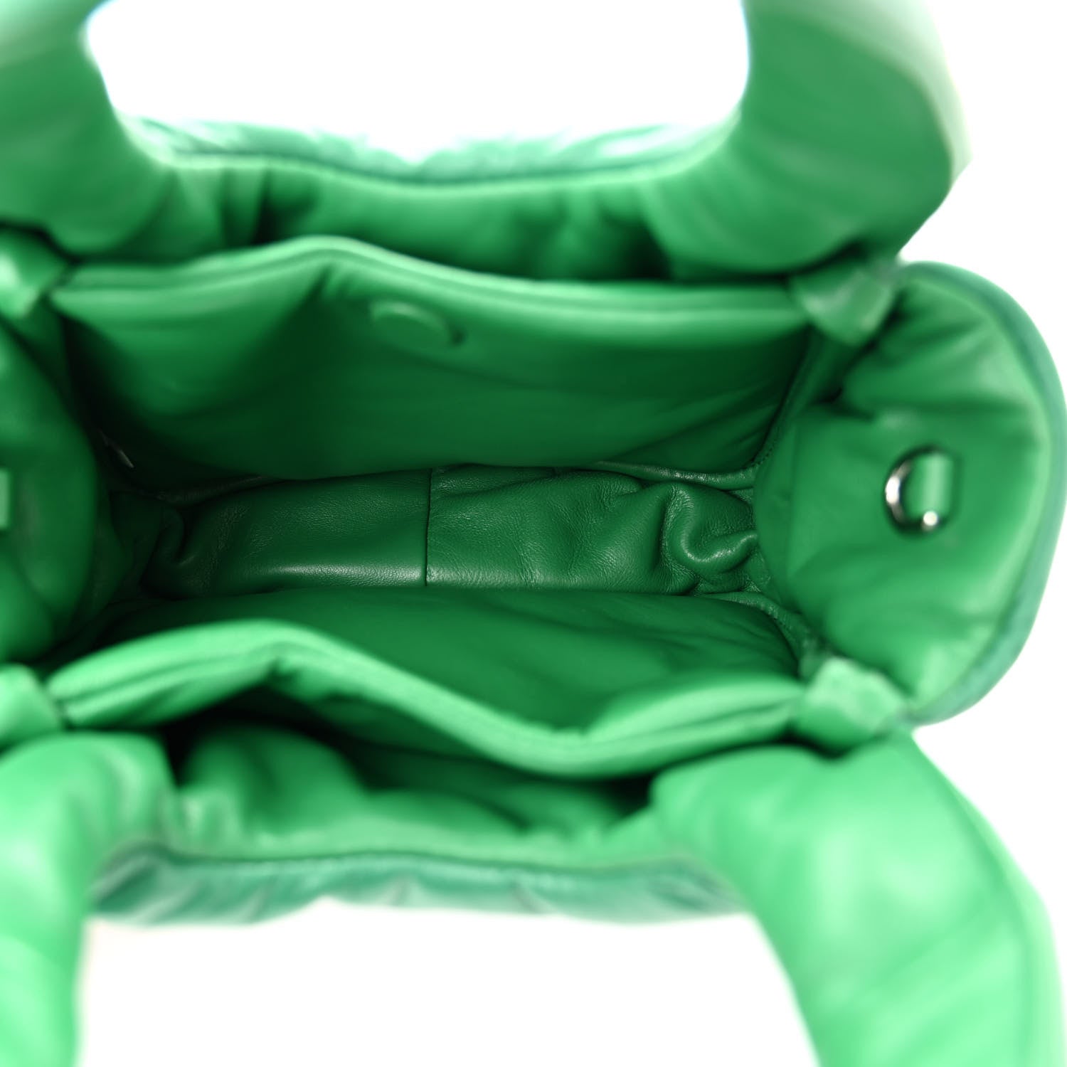 Prada Nappa Soft Padded Small Double Handled Shoulder Bag Mango 5 of 12