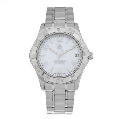 Tag Heuer Stainless Steel Mother of Pearl 32mm Aquaracer Lady Quartz Watch WAF1311 1 of 4