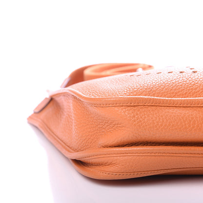 Hermes Taurillon Clemence Evelyne III PM Orange 9 of 12