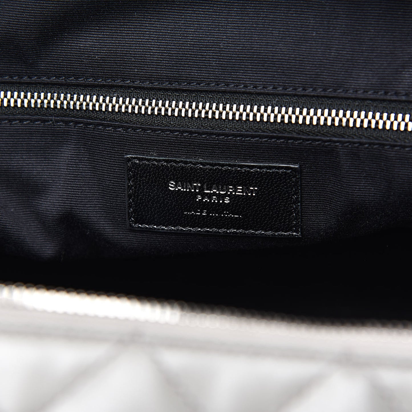 Calfskin Y Quilted Monogram Loulou Bowling Bag Grey