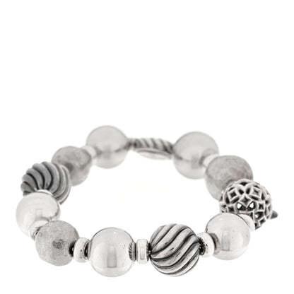 David Yurman Sterling Silver 14mm Elements Bead Bracelet 1 of 3