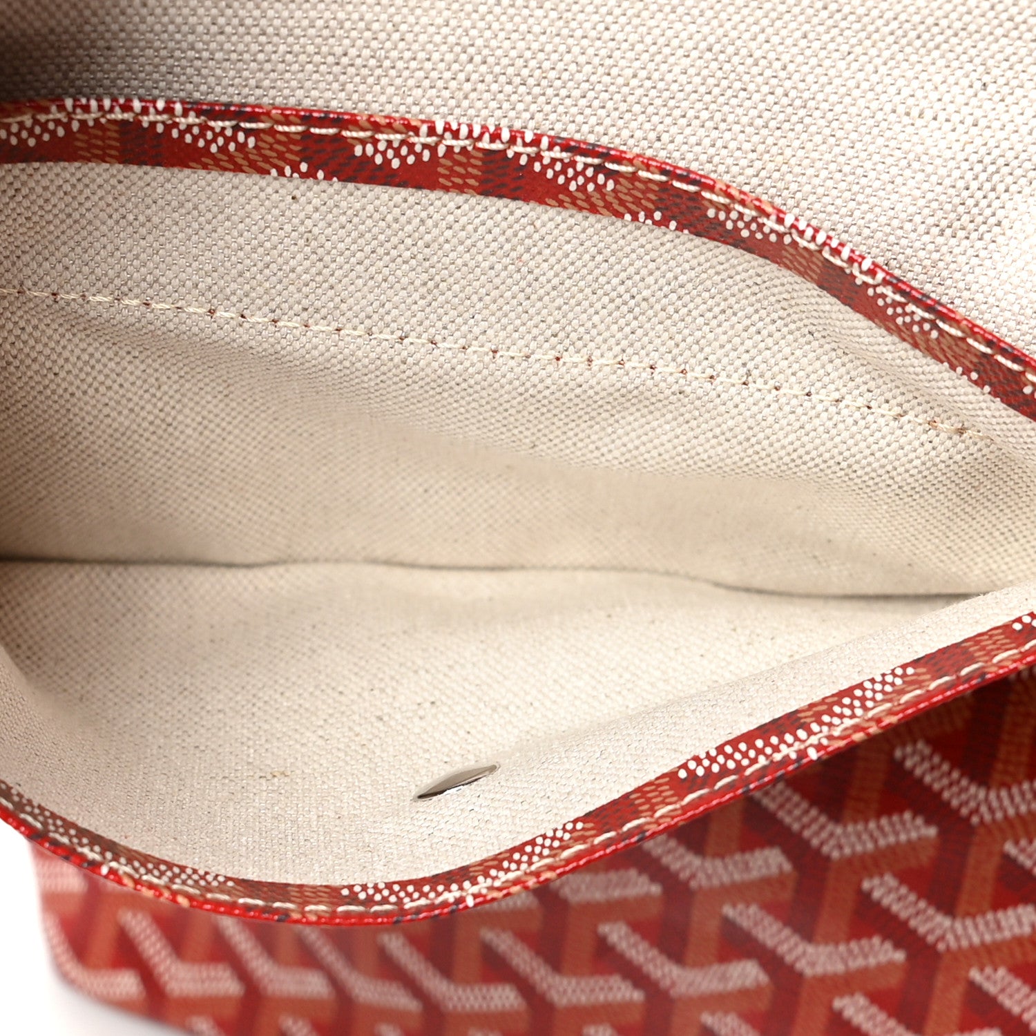 Goyard Goyardine Boheme Hobo Red 6 of 7