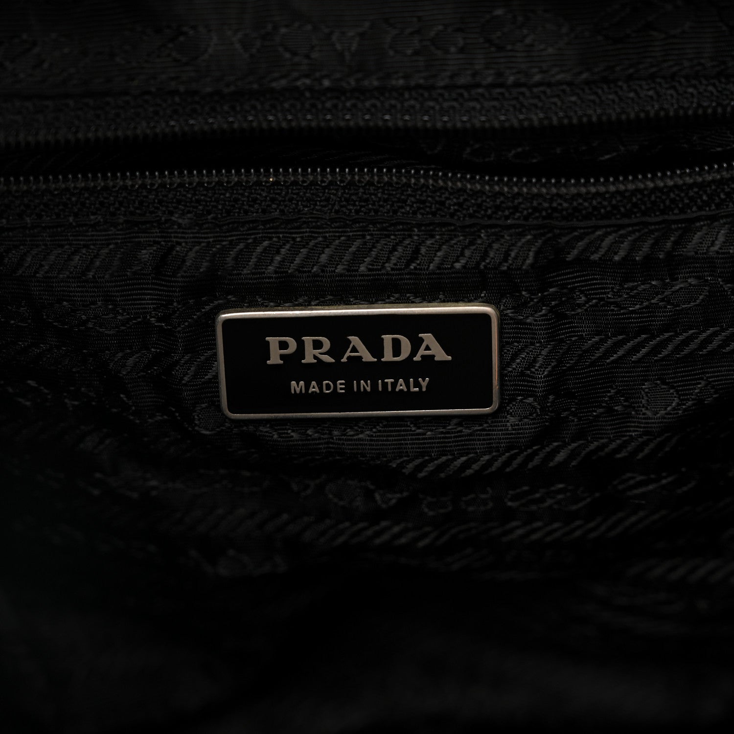 Prada Tessuto Nylon Vela Cinch Backpack Black 6 of 9