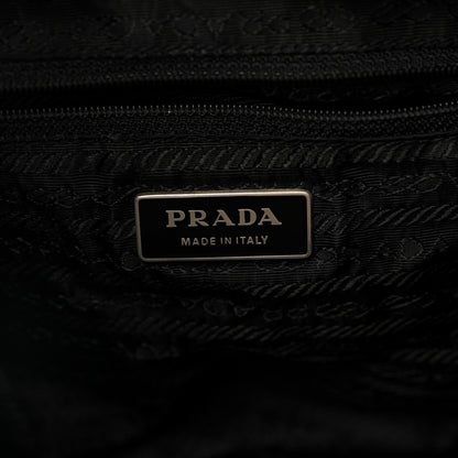 Prada Tessuto Nylon Vela Cinch Backpack Black 6 of 9