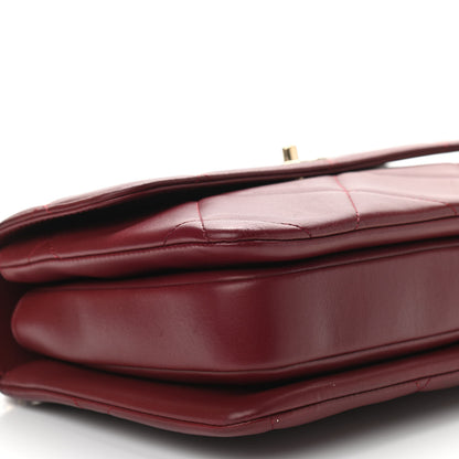 Chanel Lambskin Quilted Medium Trendy CC Flap Dual Handle Bag Burgundy 9 of 10