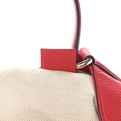 Gucci Pebbled Calfskin Medium Soho Shoulder Bag Red 6 of 10