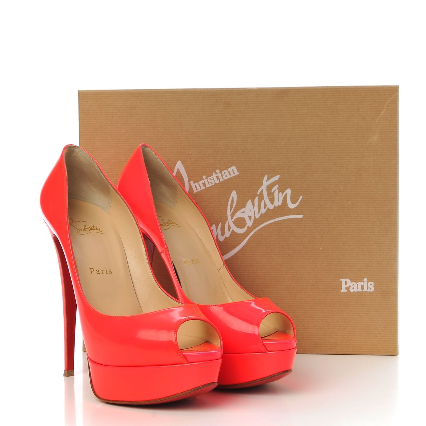 Patent Lady Peep 150 Pumps 39.5 Rose Paris