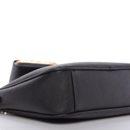 Prada Saffiano Lux Re-Edition 2005 Shoulder Bag Black 6 of 9