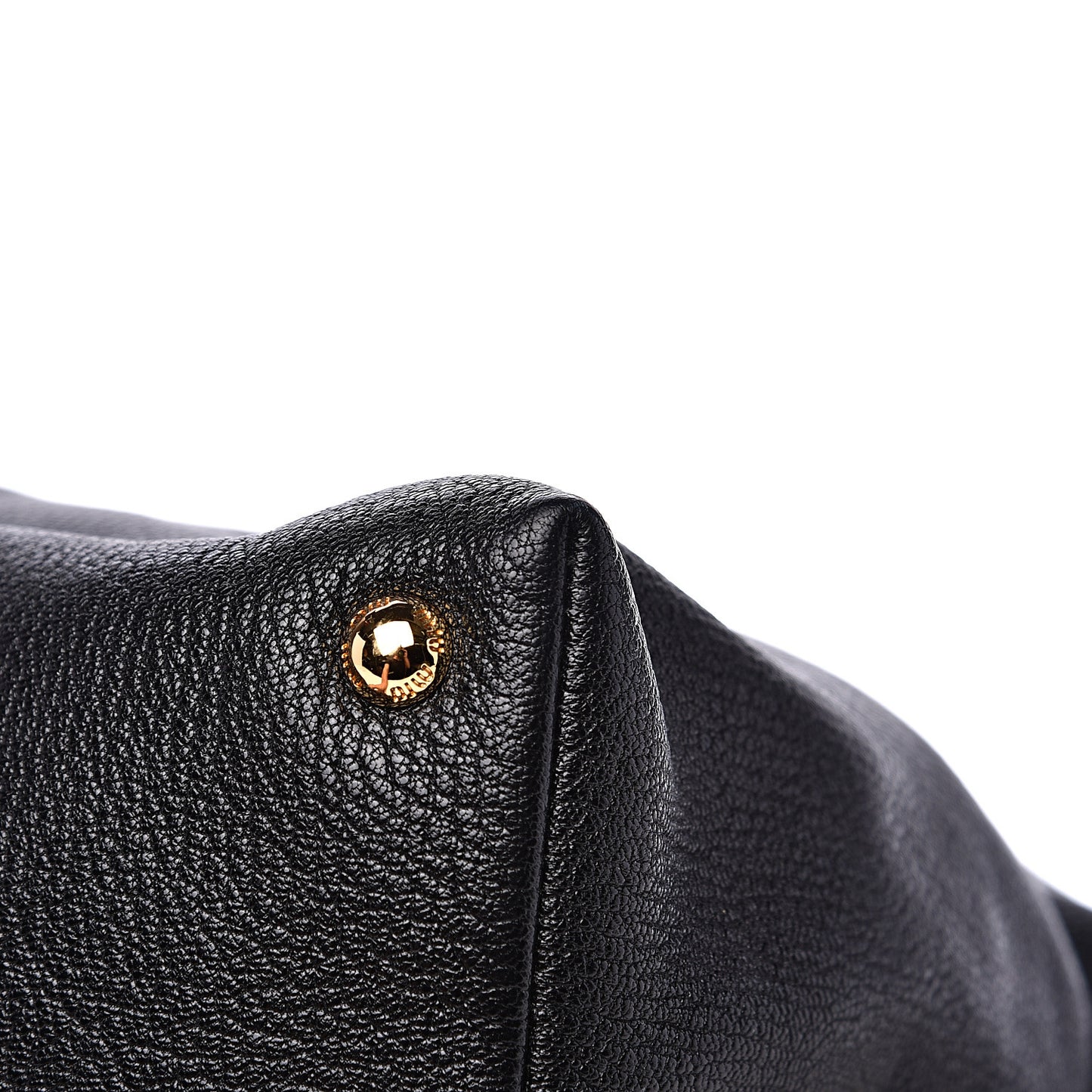 Goatskin Madras Zip Tote Black