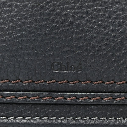 Chloe Grained Calfskin Medium Marcie Zip Card Holder Black 6 of 7