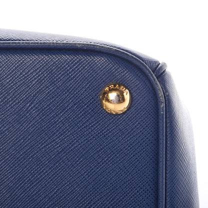Prada Saffiano Lux Parabole Tote Bleuette 17 of 19