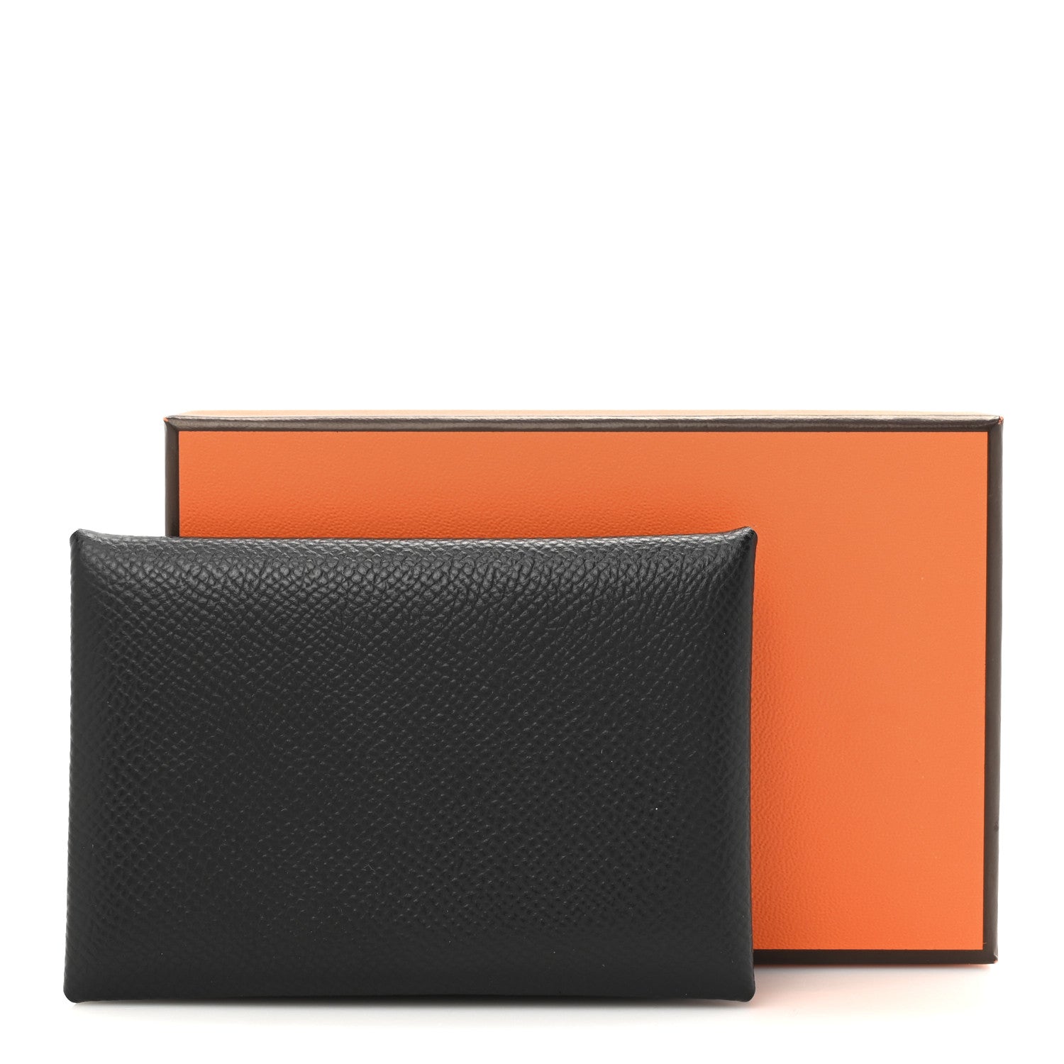 Hermes Epsom Calvi Card Case Black 8 of 8