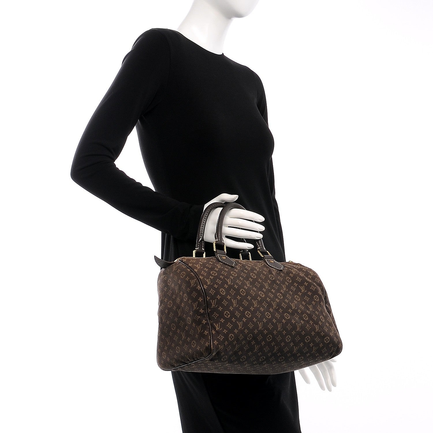 Louis Vuitton Mini Lin Speedy 30 Ebene 2 of 6