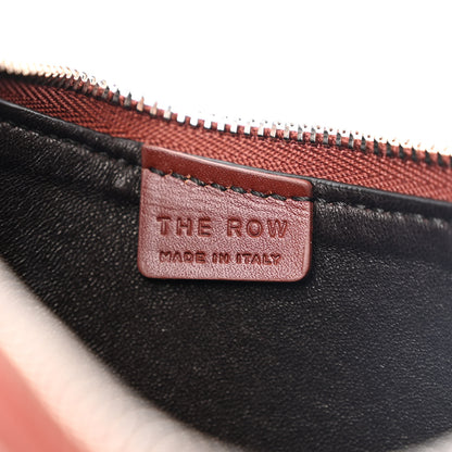 The Row Smooth Calfskin Half Moon Shoulder Bag Cherry Wood 6 of 9