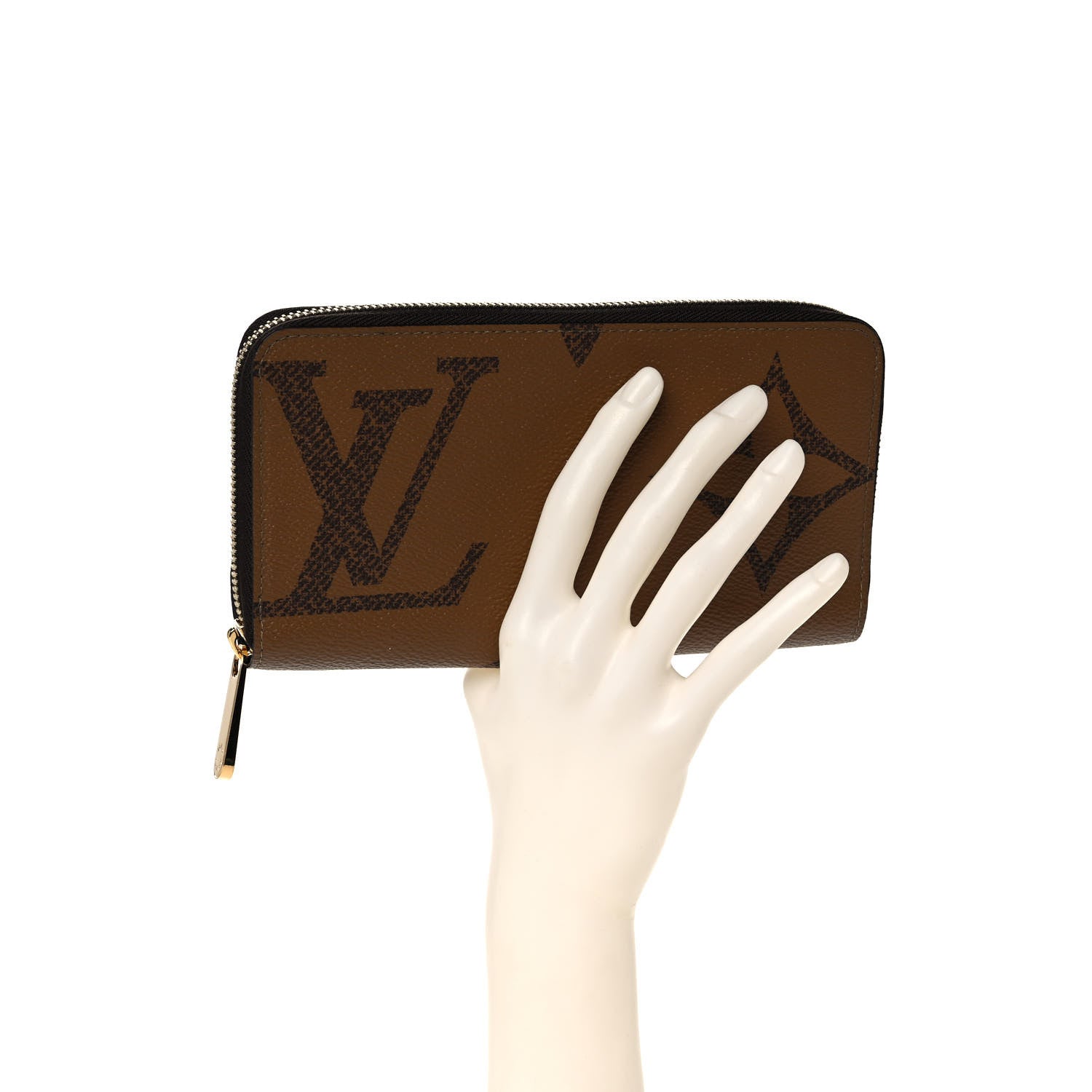 Louis Vuitton Reverse Monogram Giant Zippy Wallet 2 of 9