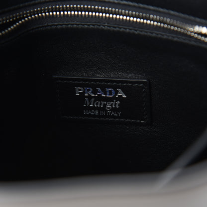 Prada City Calfskin Small Margit Bag Argilla Black 6 of 9
