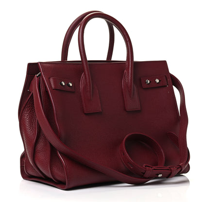 Saint Laurent Grained Calfskin Small Supple Sac De Jour Dark Pallisandre 2 of 4