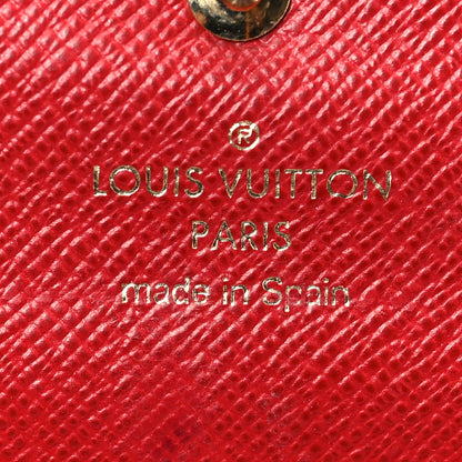 Louis Vuitton Damier Ebene Caissa Wallet Cherry 7 of 8