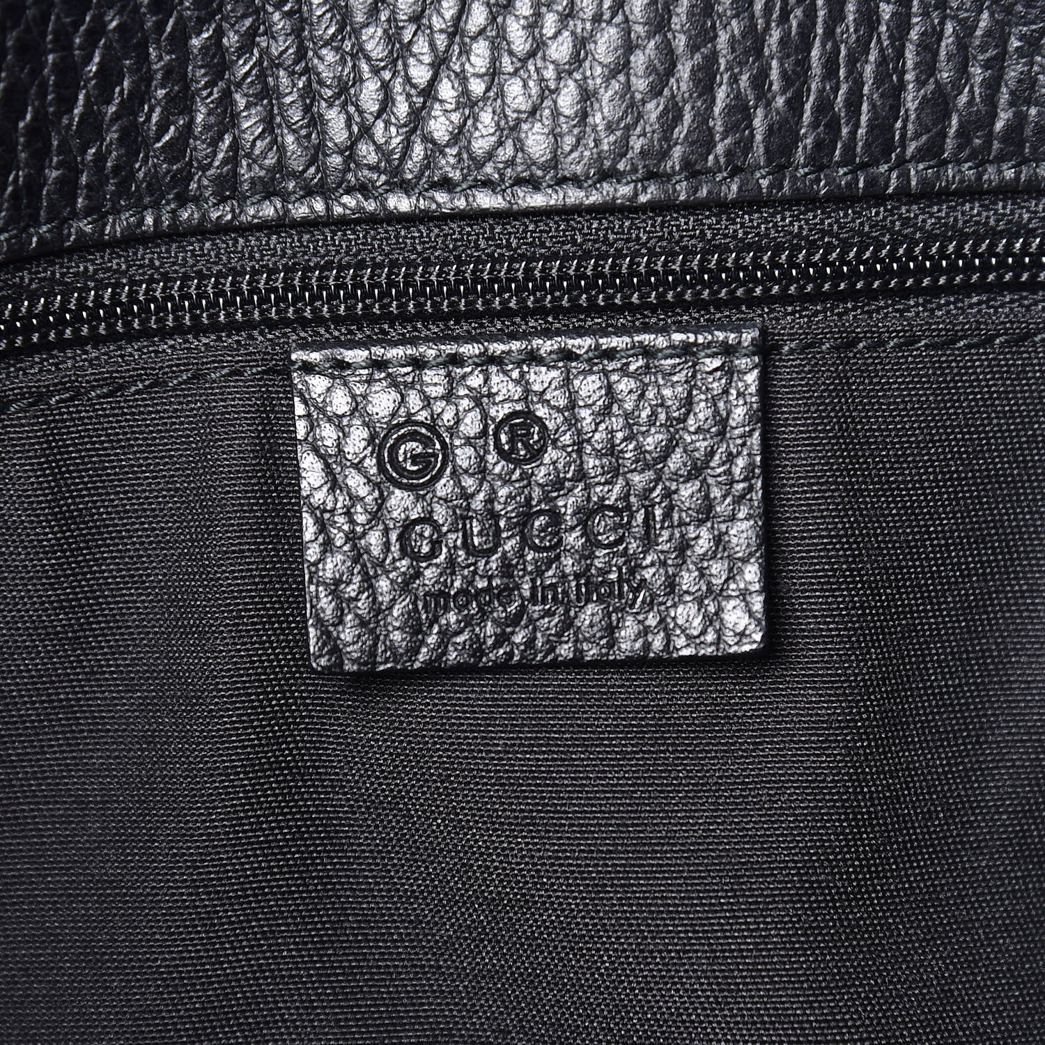 Gucci Calfskin Large Gifford Braided Handle Tote Black 8 of 10