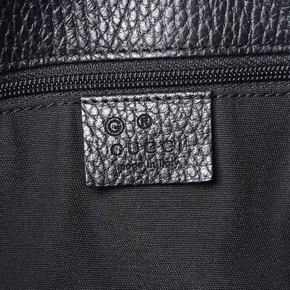Gucci Calfskin Large Gifford Braided Handle Tote Black 8 of 10