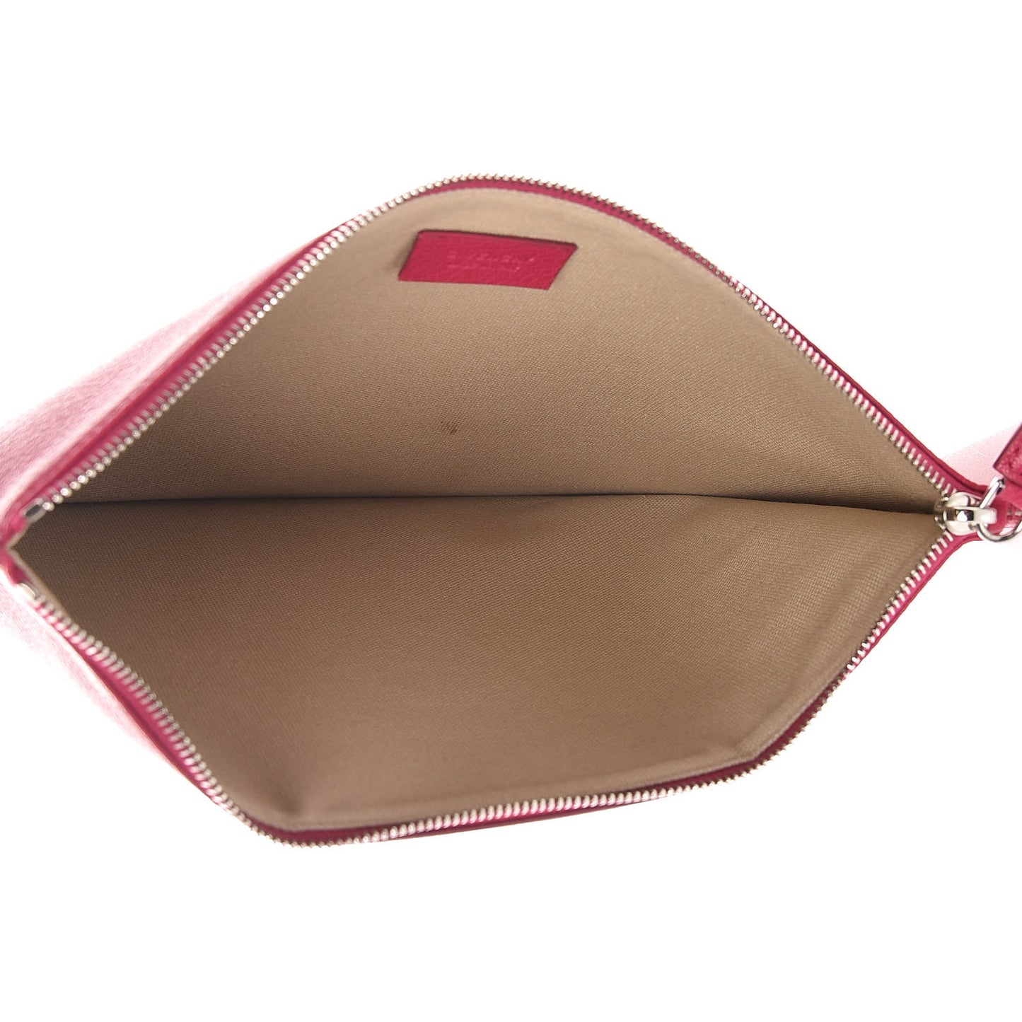 Sugar Goatskin Medium Antigona Pouch Fushia