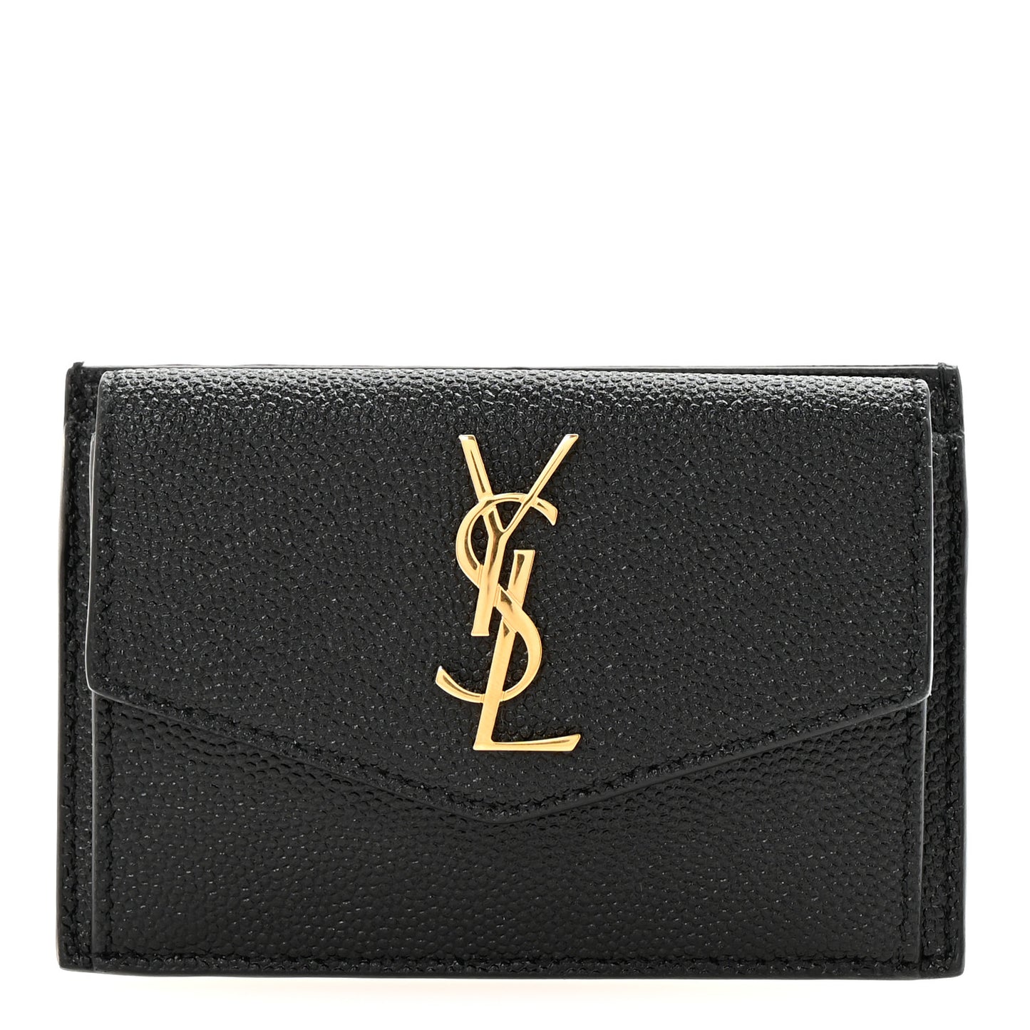 Grain De Poudre Uptown Monogram Card Case Black
