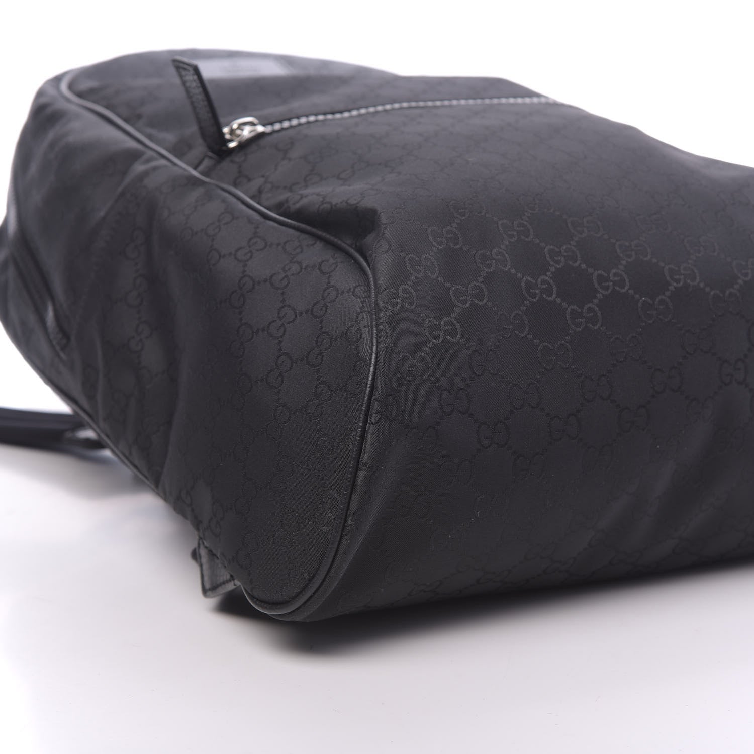 Gucci Nylon Monogram Slim Backpack Black 7 of 9