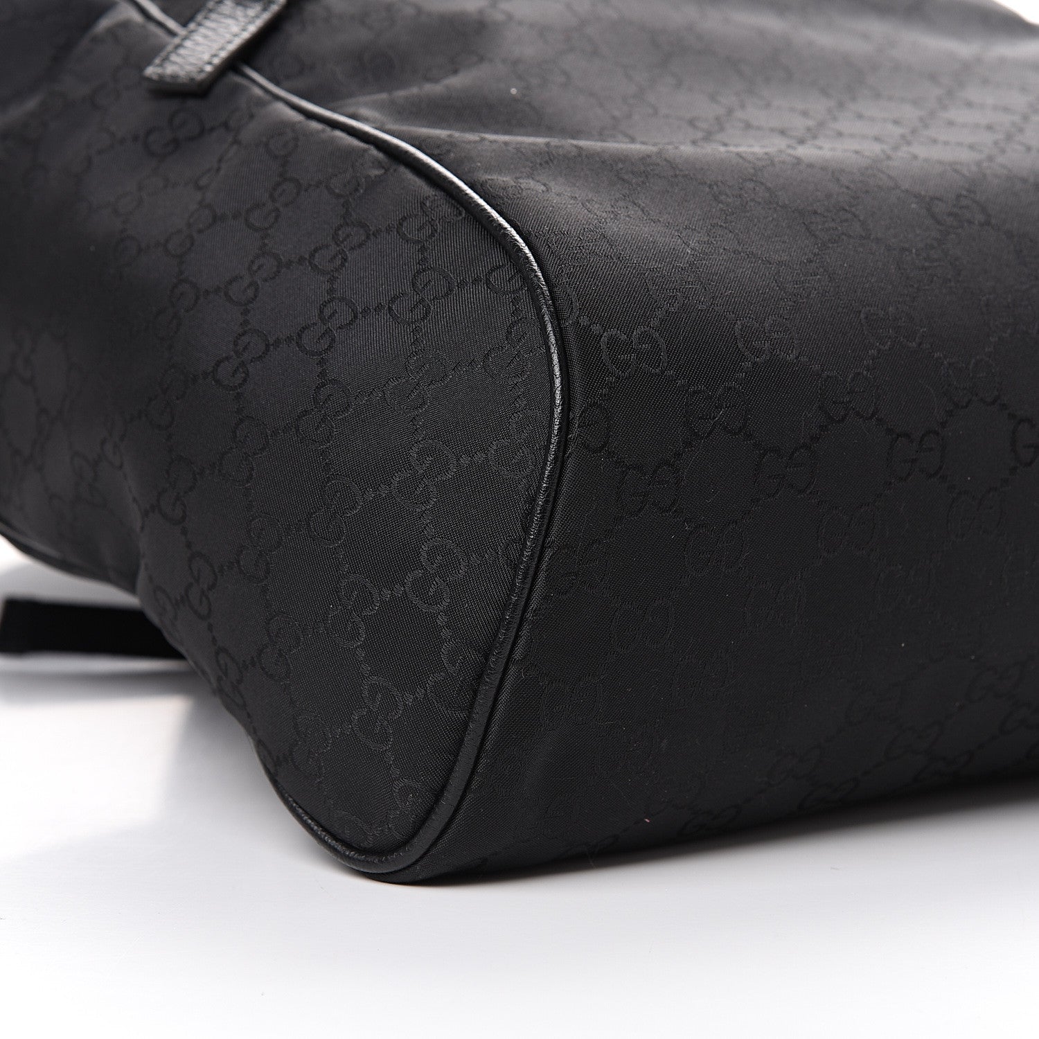 Gucci Nylon Monogram Slim Backpack Black 8 of 11