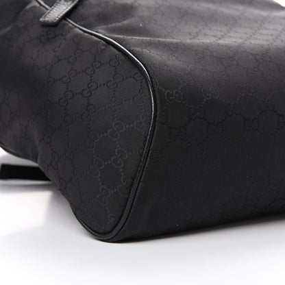 Gucci Nylon Monogram Slim Backpack Black 8 of 11