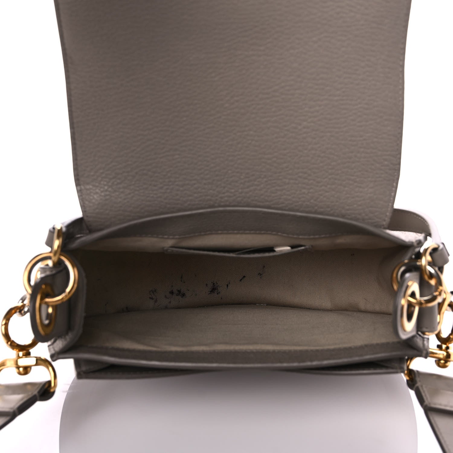 Chloe Calfskin Large Tess Bag Motty Grey 5 of 11
