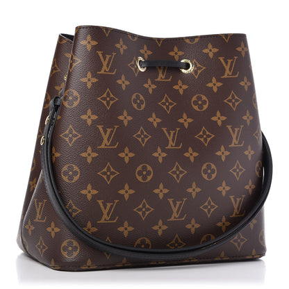 Louis Vuitton Monogram Neonoe MM Black 3 of 8