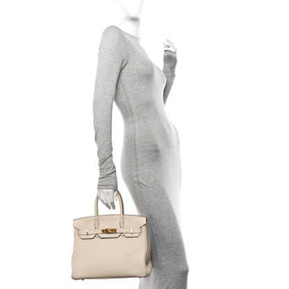 Hermes Togo Birkin 30 Craie 2 of 12