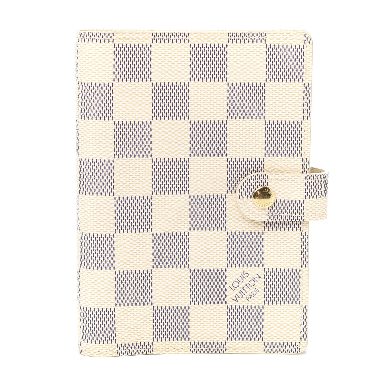 Louis Vuitton Damier Azur Small Ring Agenda Cover 1 of 5