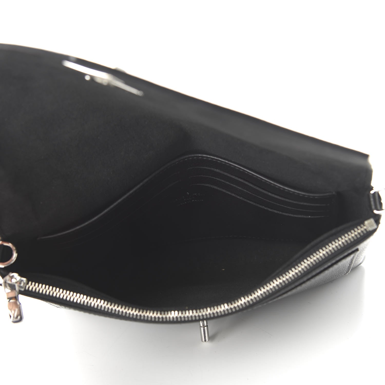 Louis Vuitton Soft Calfskin My Lockme Pochette Black 5 of 9