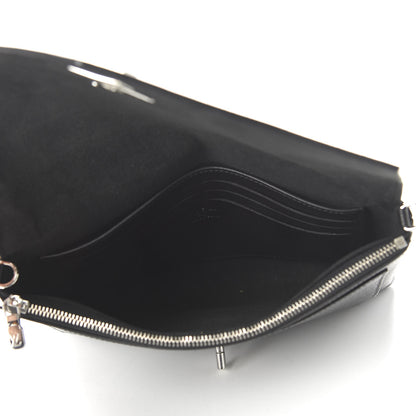 Louis Vuitton Soft Calfskin My Lockme Pochette Black 5 of 9