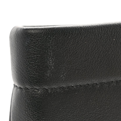 Christian Dior Calfskin Medium Diordouble Zip Pouch Black 10 of 10
