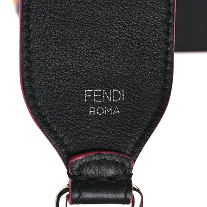 Fendi Calfskin Sequin Fun Fair Strap You Black Multicolor 3 of 6