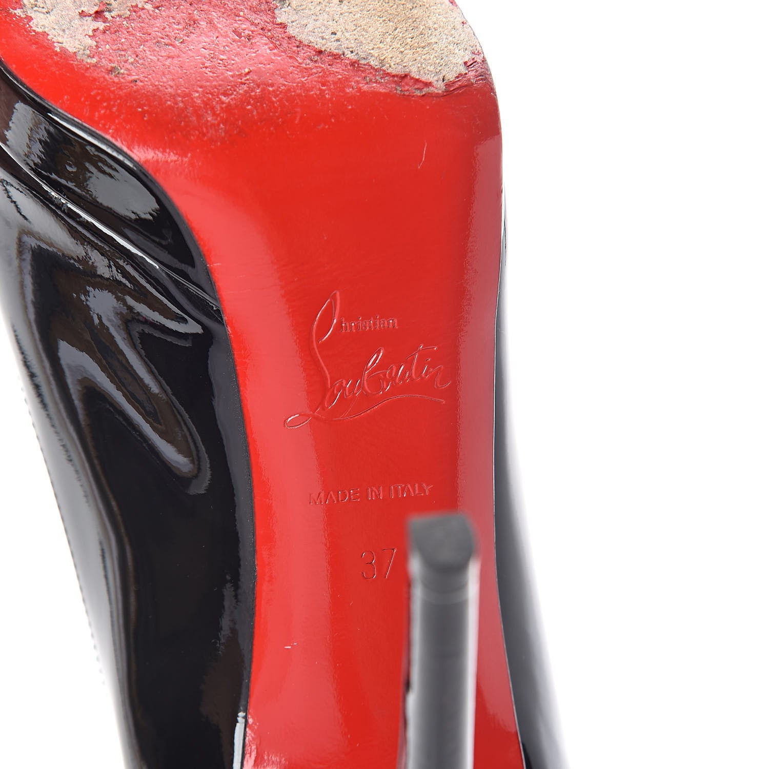 Christian Louboutin Patent New Simple 120 Pumps 37 Black 6 of 7