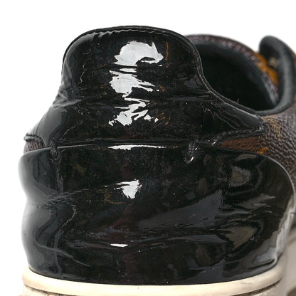 Louis Vuitton Patent Monogram Frontrow Sneakers 38 9 of 10