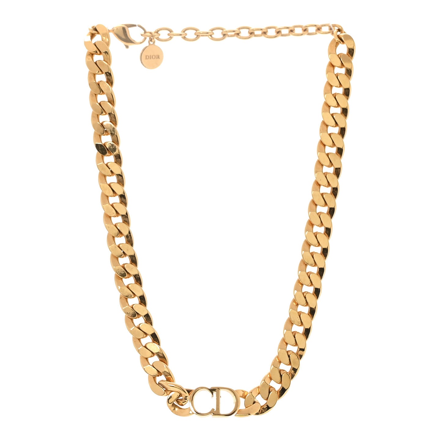 Metal Danseuse Etoile Chain Choker Necklace Gold