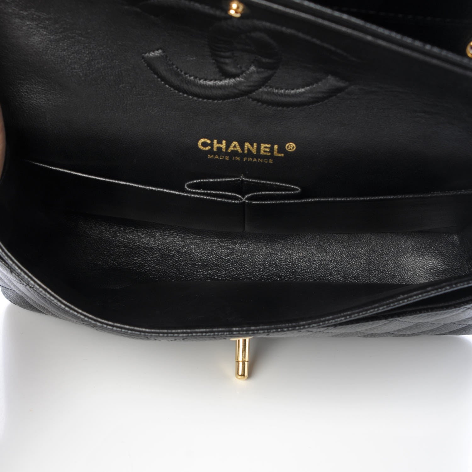 Chanel Caviar Quilted Medium Double Flap Black 5 of 8