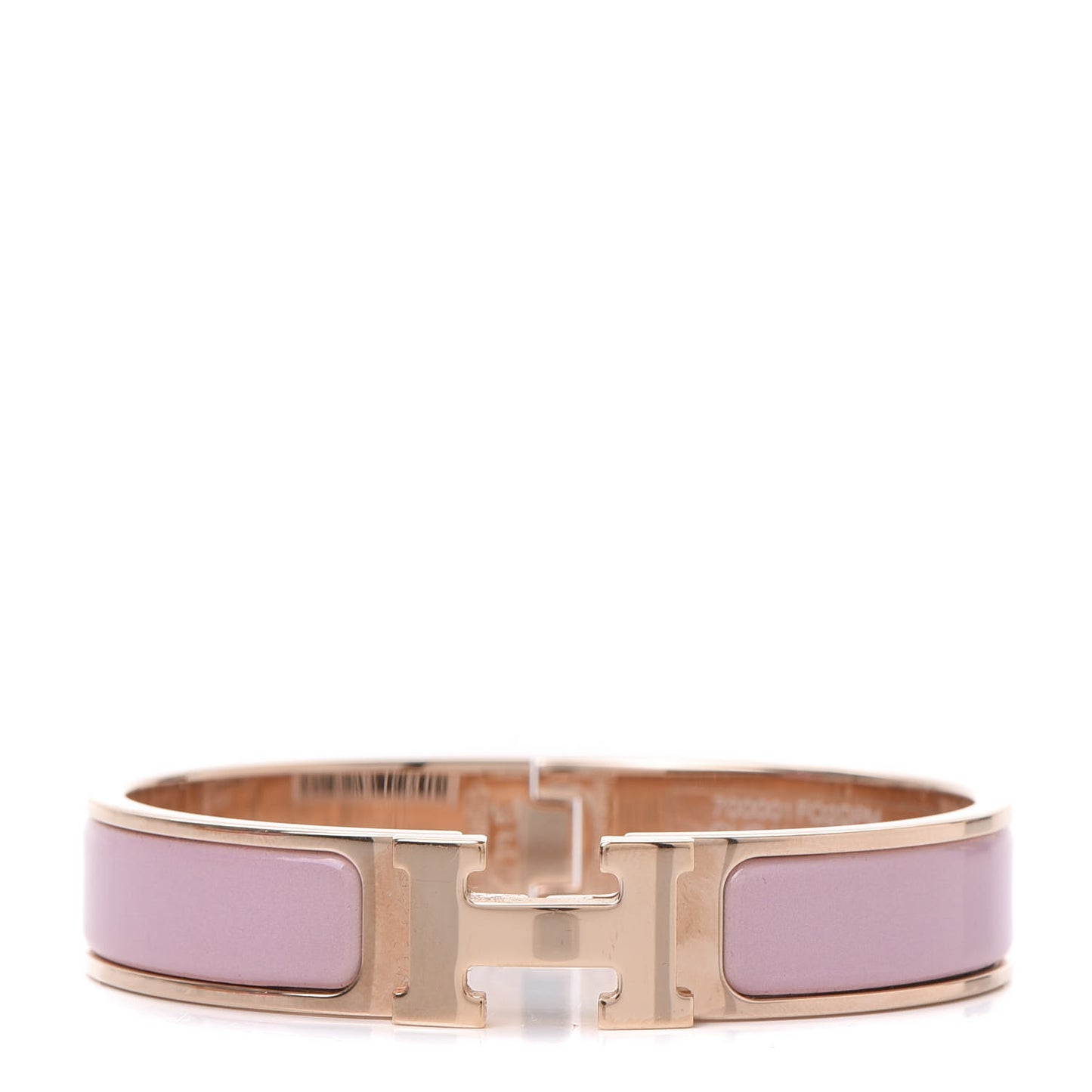 Enamel Narrow Clic Clac H Bracelet PM Rose Cassata