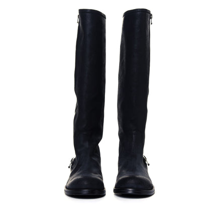 Jimmy Choo Suede Doreen Tall Boots 37.5 Black 4 of 6