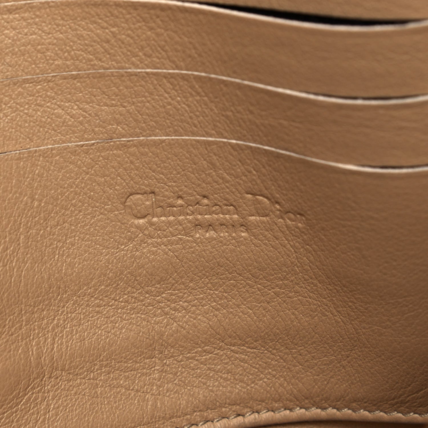 Christian Dior Patent Cannage New Lock Pouch Beige 8 of 9
