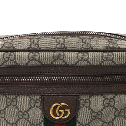 Gucci Soft GG Supreme Monogram Medium Ophidia Belt Bag Dark Brown 8 of 11