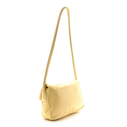 Bottega Veneta Paper Calfskin Puffy Flap Butter Brass 3 of 10