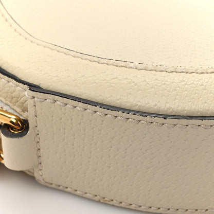 Gucci Textured Calfskin Web Mini Ophidia Round Shoulder Bag Mystic White 16 of 18