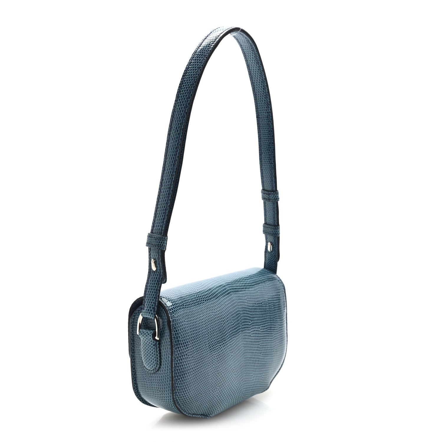 Hermes Niloticus Lizard Cherche Midi 18 Bleu Petrole 1777226
