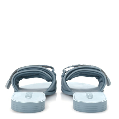 Christian Dior Rubber Macrocannage Dio(r)evolution Slide Sandals 36 Bracing Blue 6 of 11