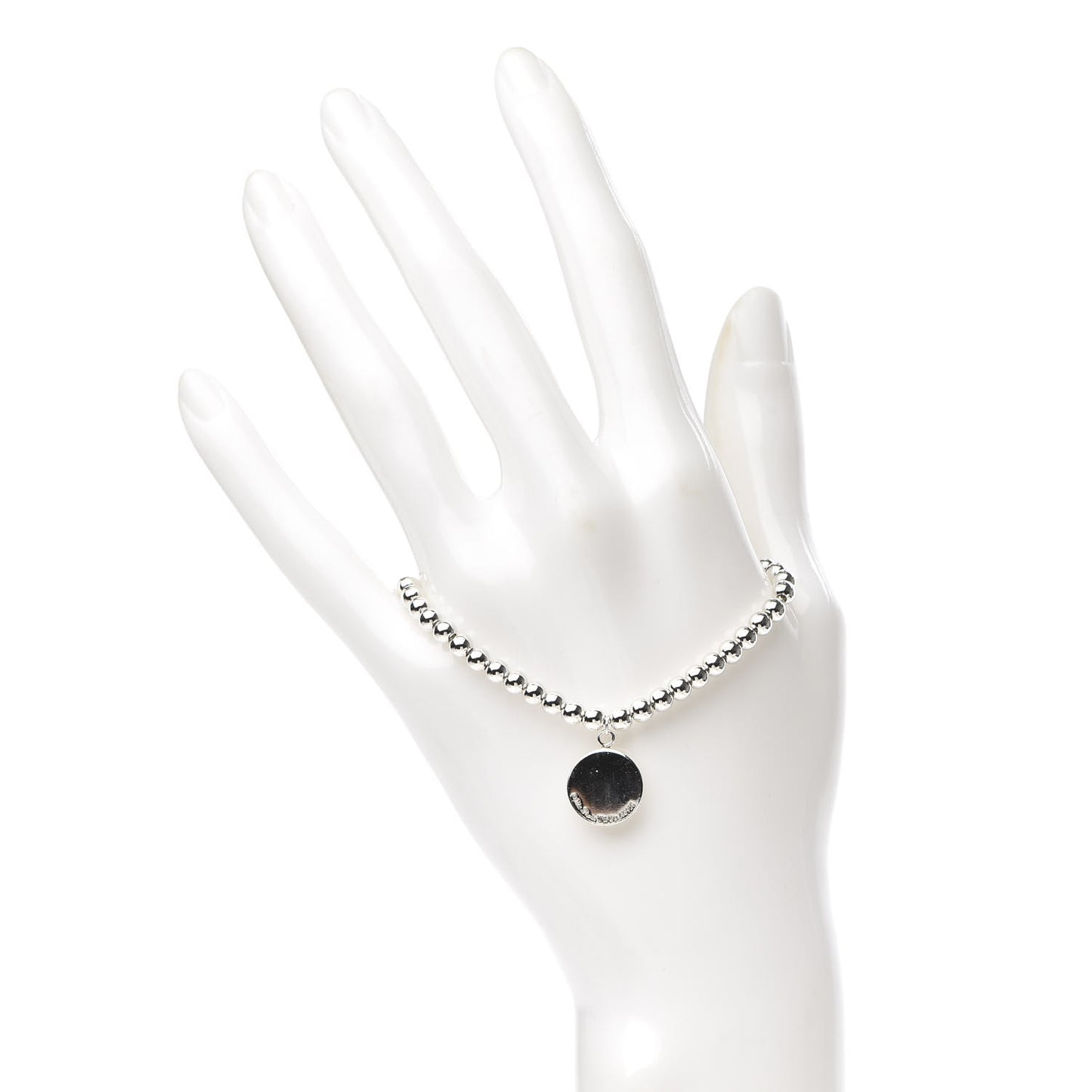 Sterling Silver Paloma Picasso Bead Loving Heart Tag Bracelet